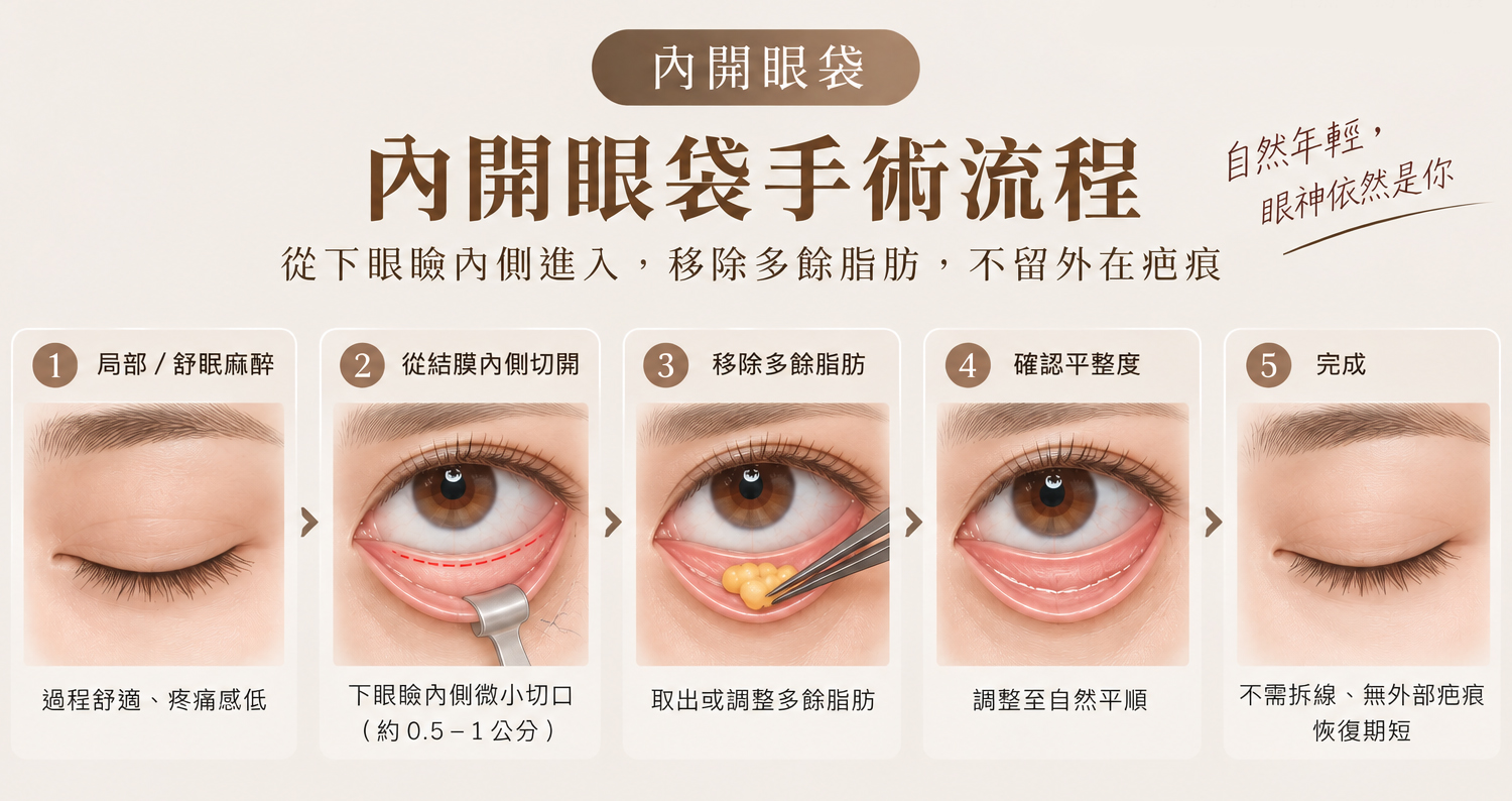 眼袋內開手術