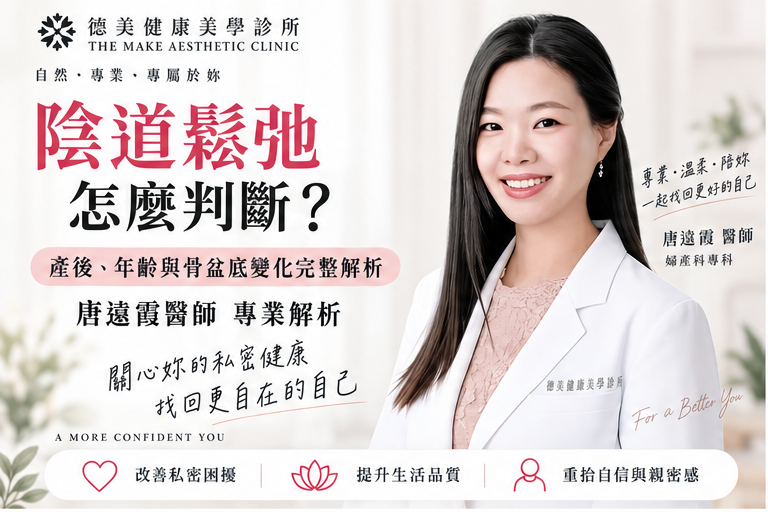 女性私密健康與骨盆底變化評估圖