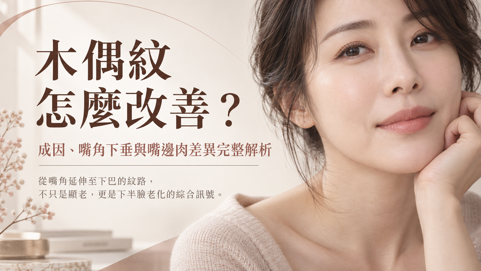 木偶紋怎麼改善？成因、嘴角下垂與嘴邊肉差異完整解析