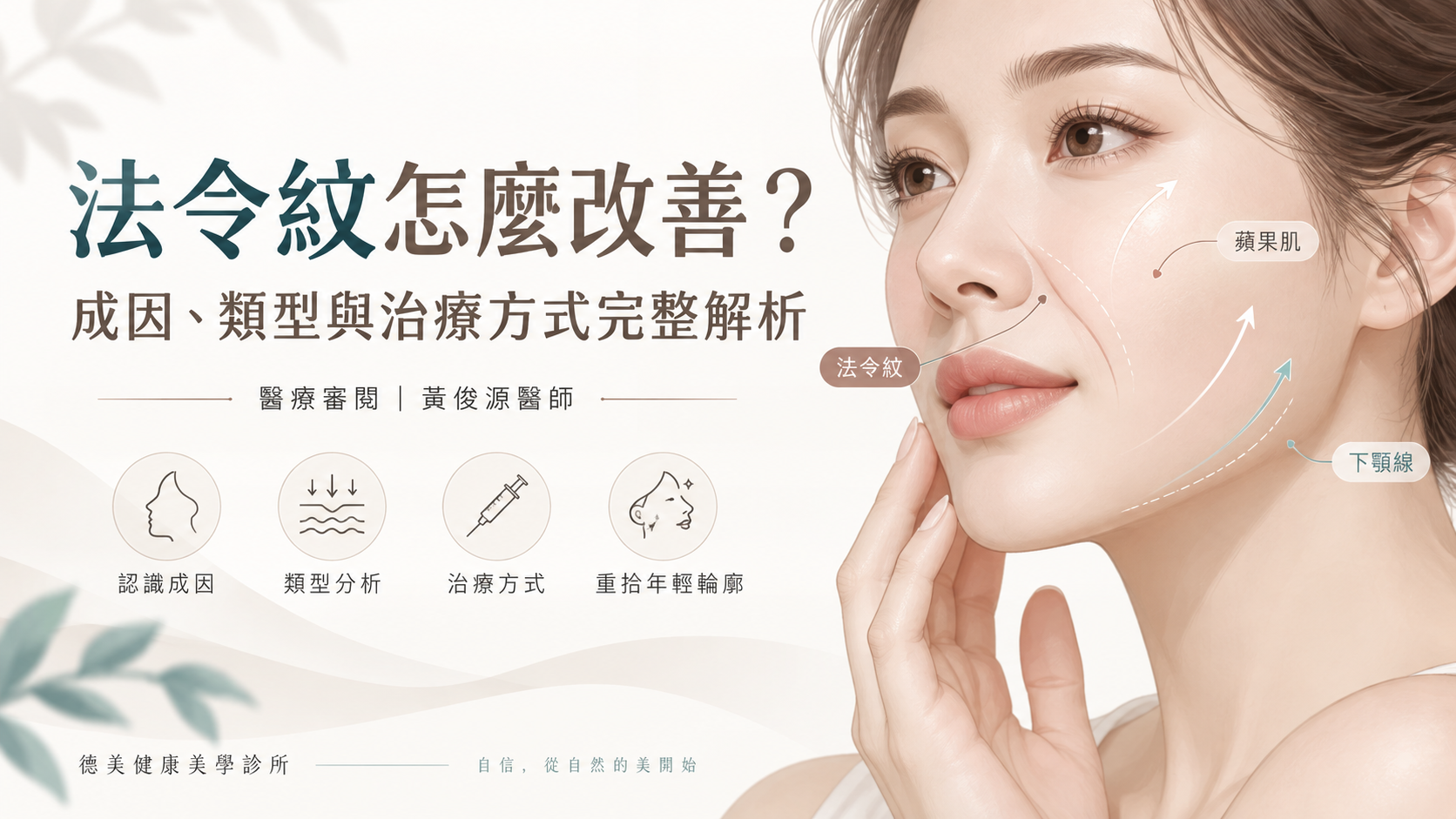 法令紋怎麼改善？成因、類型與治療方式完整解析