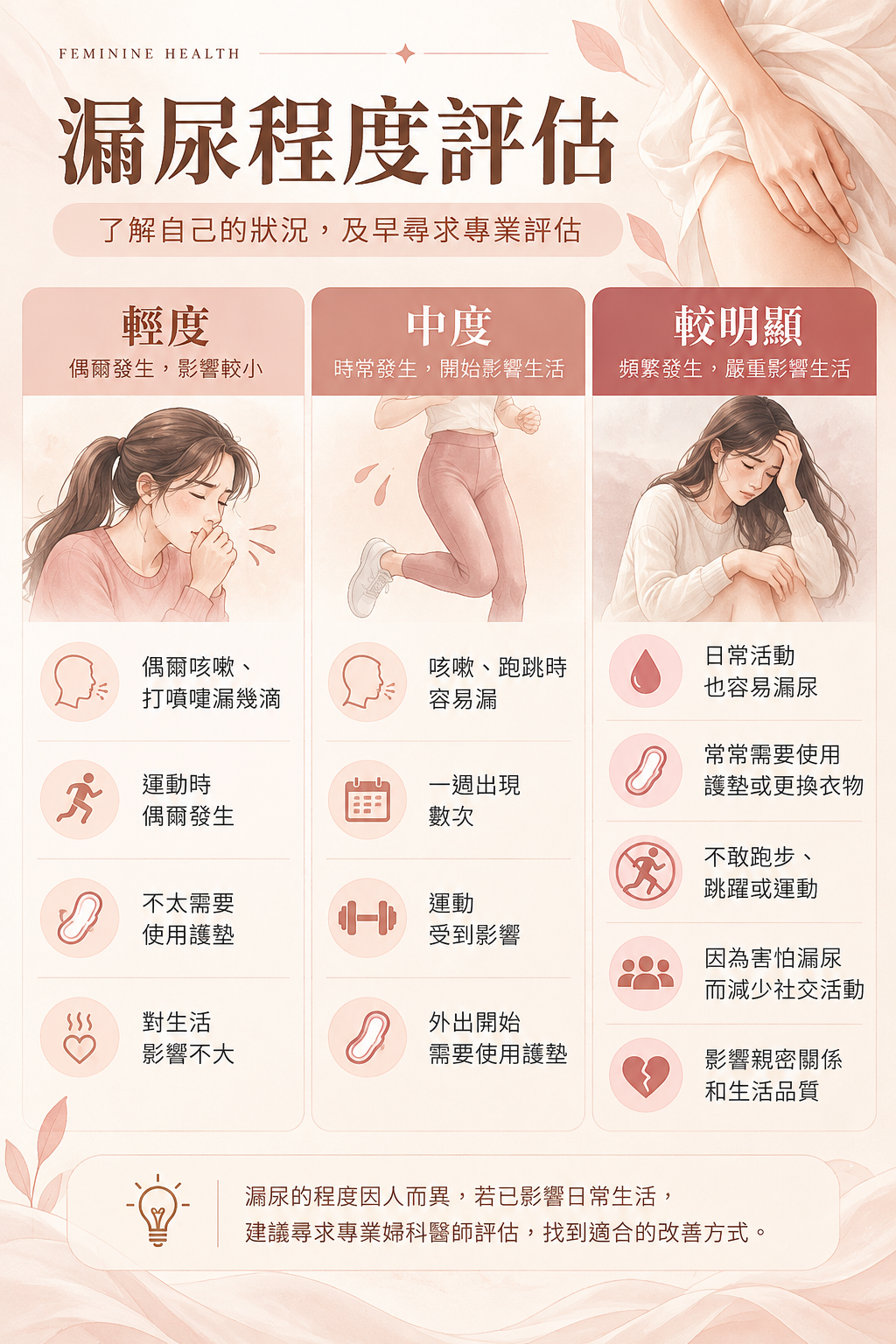 漏尿程度評估